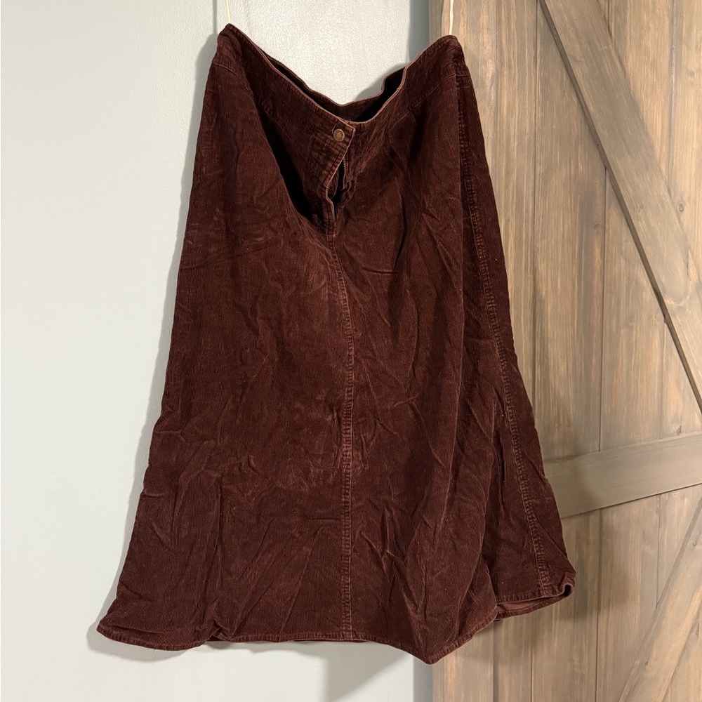 Jones New York Chocolate Brown Midi Skirt